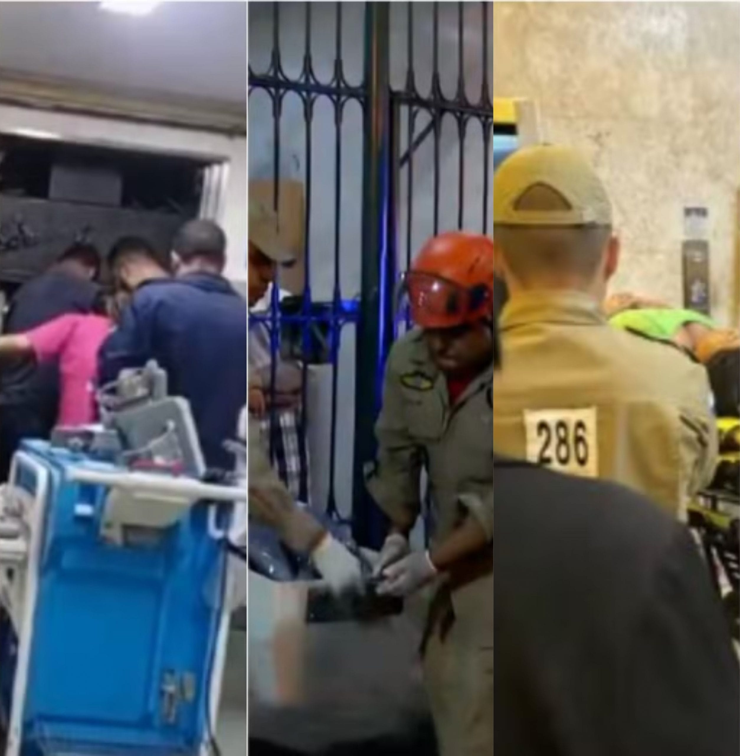 Três elevadores despencam no Rio e deixam dois mortos